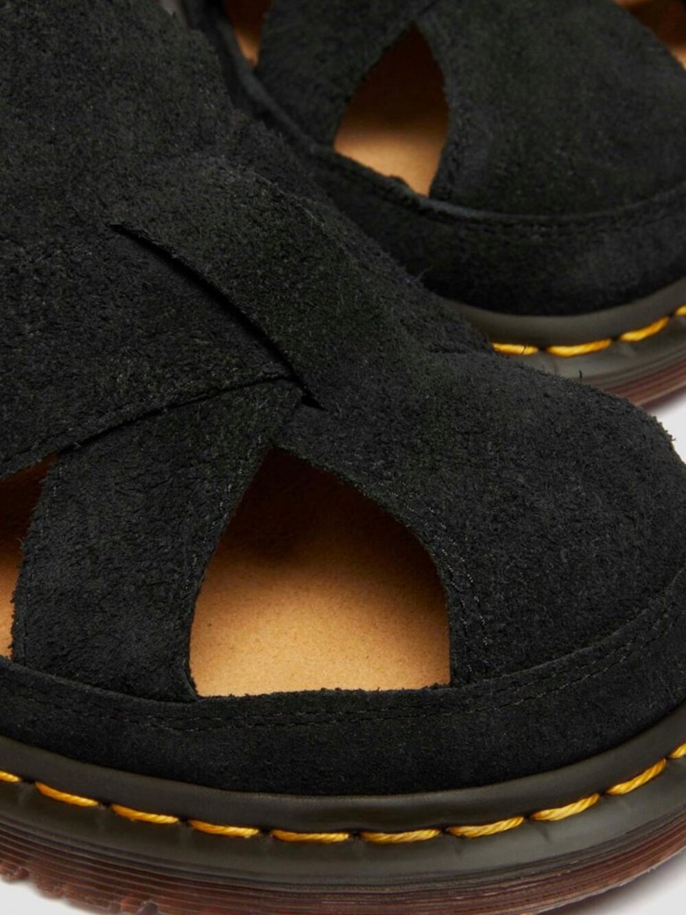 Dr. Martens Archive Fisherman Sandals in Black Suede -Size US W 8, US M 7, EU 39 - Picture 9 of 11